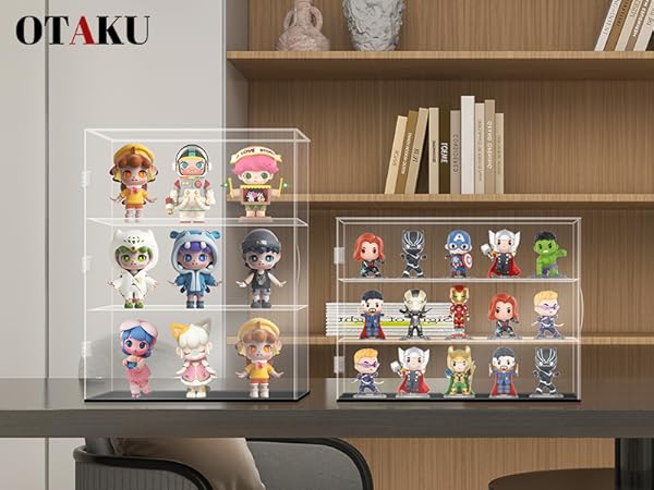 フィギュアケース ディスプレイ　コレクション　飾り　展示ケース アクリルケース コレクションケース ショーケース ディスプレイ