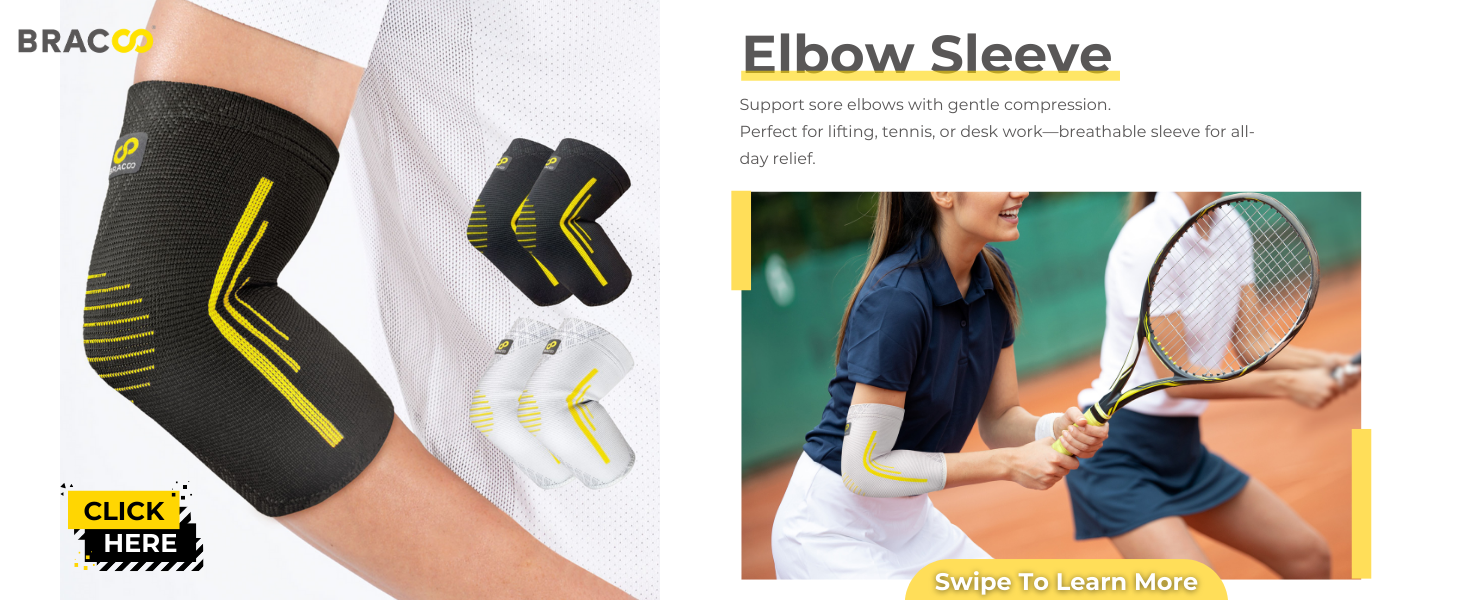 elbow brace compression sleeve tennis men women tendonitis relief weightlifting arm wrap golfers gym