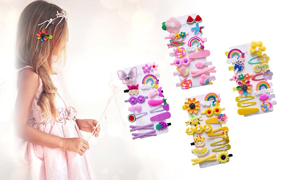   candy hair clips cute hair clips  baby hair clips flower hair clip rainbow hair clips 