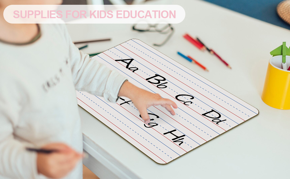 Set of 24 Dry Erase Boards, Double Sided Small Whiteboards