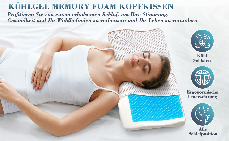 Hi-Low Memory Foam Kissen - A1