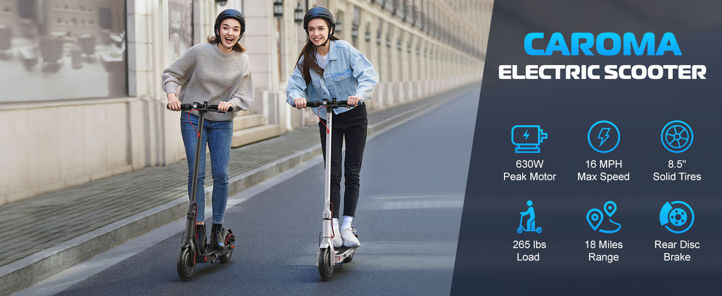 Caroma Electric Scooter Adults, E Scooter for Adults, 350W