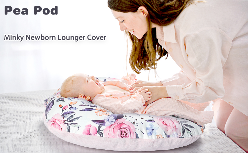 Minky Lounger Cover for Newborn