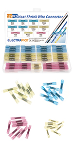 135 PCS Heat Shrink Wire Connectors