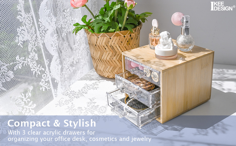 bamboo storage organizer bamboo display cases cosmetic organizer office desk organizer storage