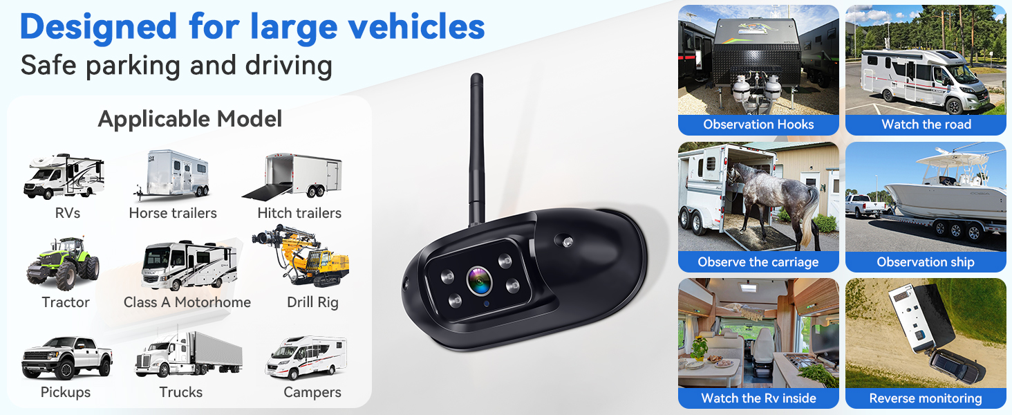 wireless backup camera for rv