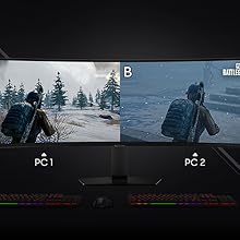 dual gaming monitor set up odyssey