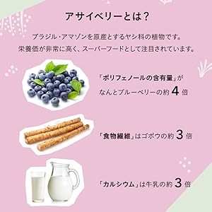 Amazon | シードコムス アサイベリー サプリ 約3ヶ月分 90粒