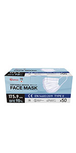 Medizinische Einwegmaske - Disposable Medical Mask PN-W-L