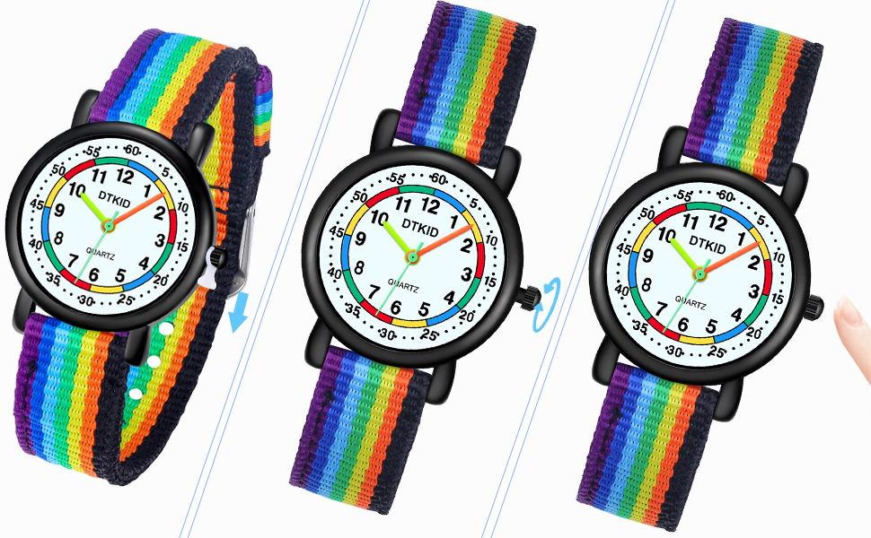 Kids Watches, Analogue Quartz Watch Children's First Watch Daily Water