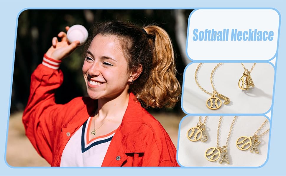 SOFTBALL NECKLACE
