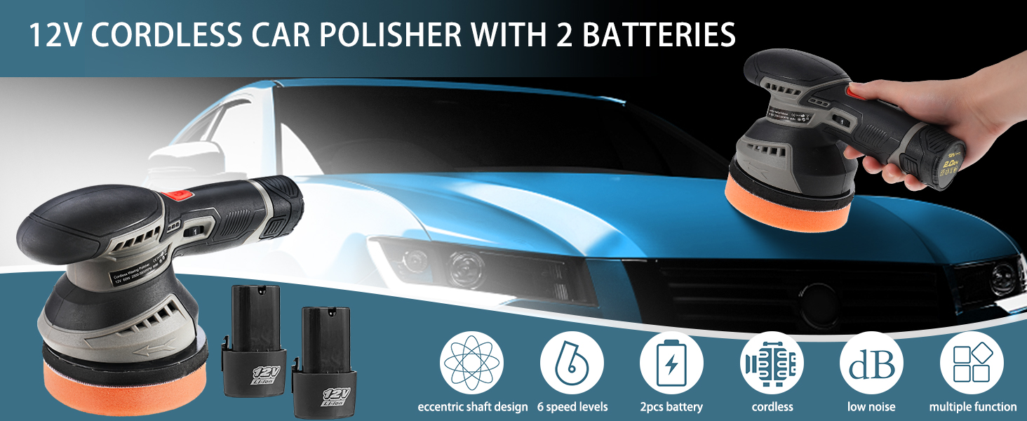 Polisher Buffer Cordless Car Furniture Polishing Machines Electric