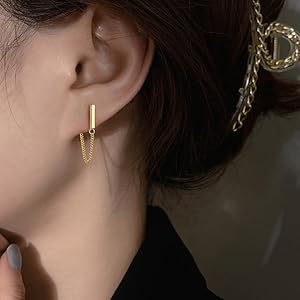 bar earrings