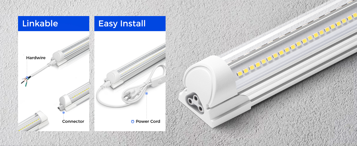 led shop light 1.5ft led tube light led lights for room garage workbench led light t5 t8 fixture