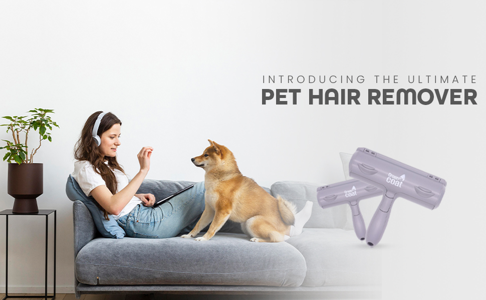 Green Coat Pet Hair Remover Lint Roller for Pet Hair