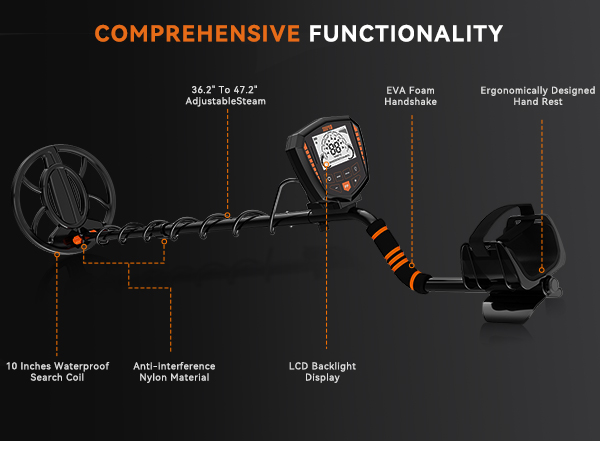 waterproof metal detector
