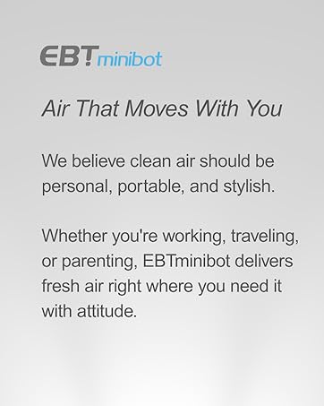 EBTminibot portable air purifier