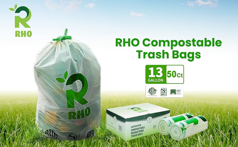 compost bags, 13 gallon trash bags, recycling, kitchen, waste, garbage,, recyclable