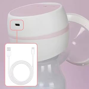 Electric Breast Pump for Breastfeeding – BPA-Free, Painless Breast Massage, 3 Modes & 9 Levels with Strong Suction for Feeding Mothers (PINK(MEDIUM))