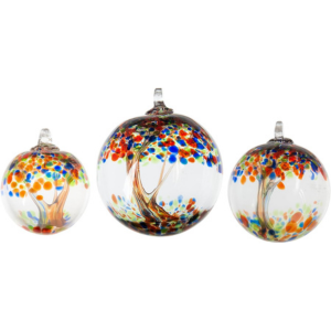 Glass orbs different sizes
