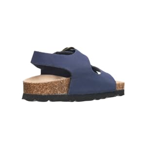Unisex Boy's Blanc Casual Double Buckle 2 Strap Slide Sandal 