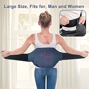 heating pad with strap