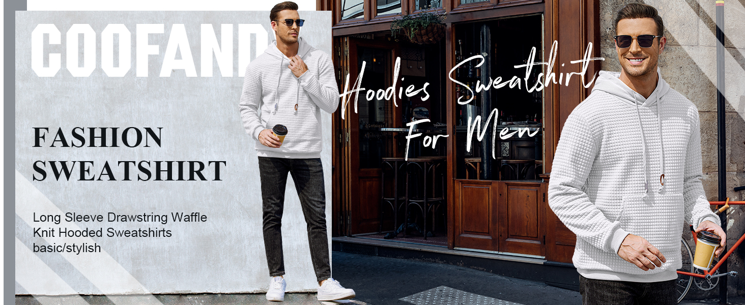 men fashion hoodie