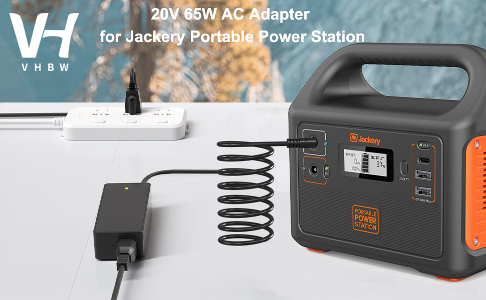 Amazon.com: 65W Charger for Jackery 290 Charger 20V AC Adapter for