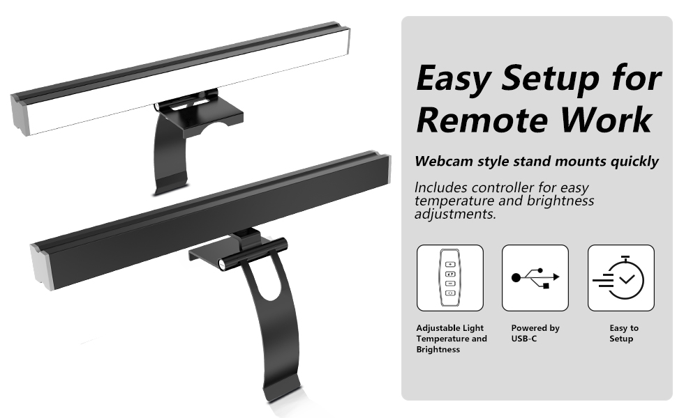 Video Conference Light, cam Streaming Computer Light LED Laptop