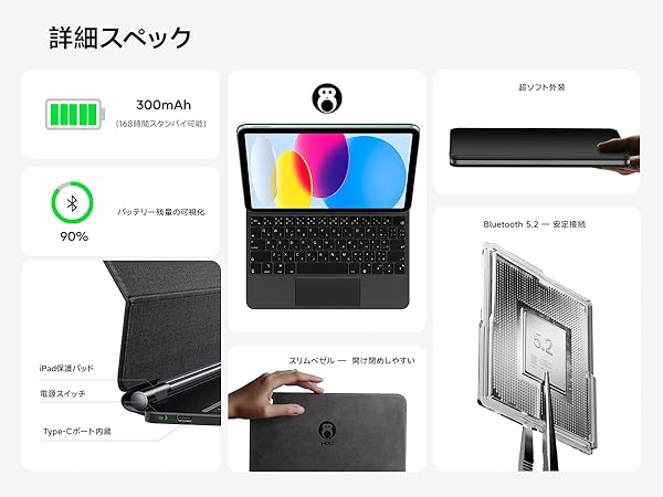 Amazon.co.jp: HOUためにiPad 11 インチA16 2025/10世代 ケース