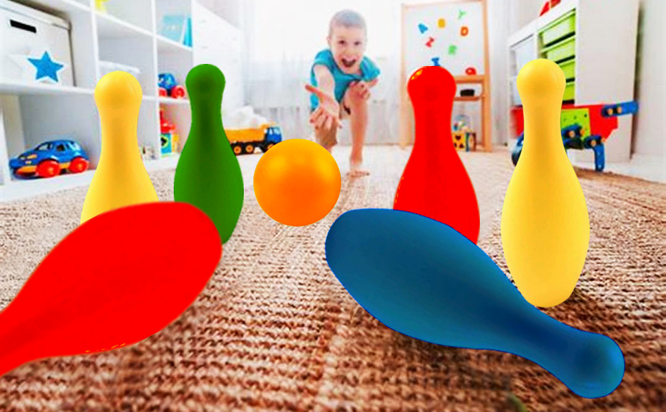 koolbitz Kids and Adult Large Bowling Play Set indoor/outdoor sports