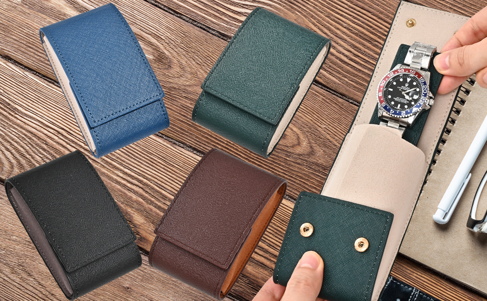 Leather Watch Pouches