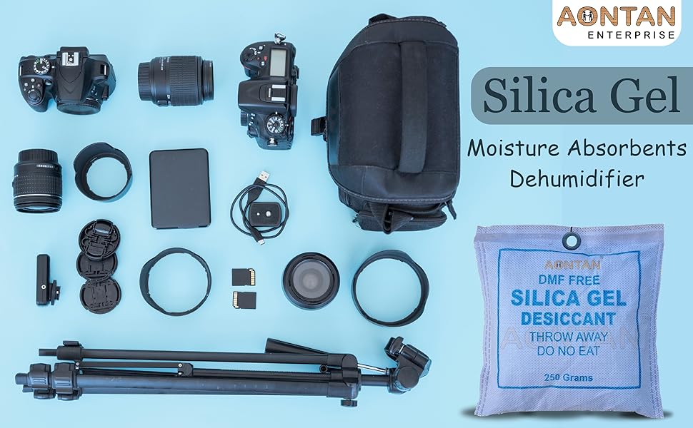 AONTAN ENTERPRISE Silica gel packets 250 Gm (Pack of 4) silica gel