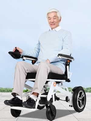 Amazon | Tripaide 25KM 折り畳み電動車いす 軽量で 折りたたみ式軽量