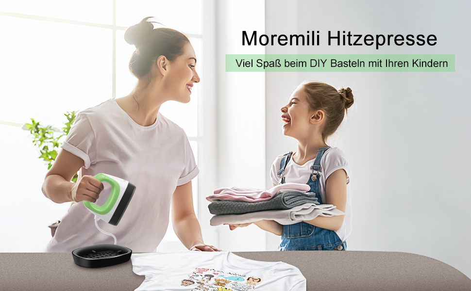 Moremili Hitzepresse: Viel Spaß beim DIY Basteln mit Ihren Kindern