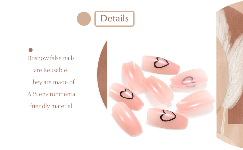 Brishow Sarg Künstliche Nägel 