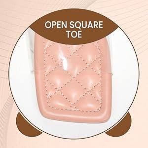 Cape Robbin Keko Slip On Flat Sandals for Women with Clear Upper