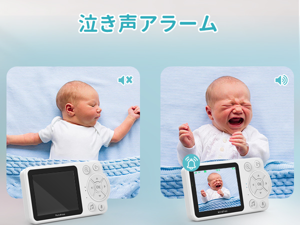 Amazon.co.jp: BondFree ベビーモニター 2600mAH バッテリー 2.8