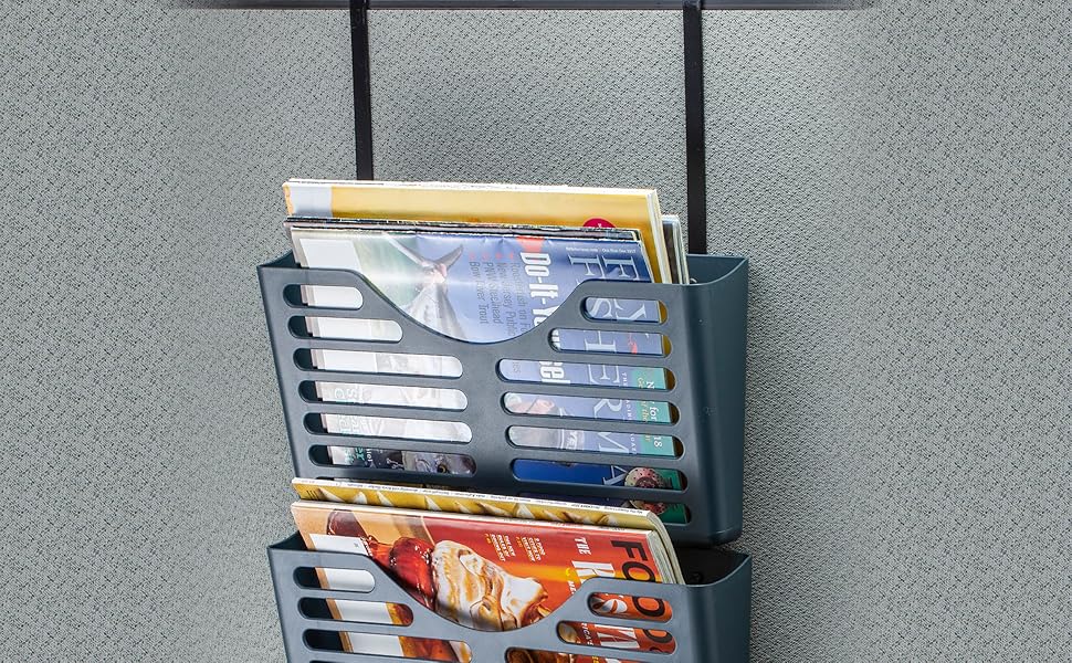 Officemate Verticalmate File Pocket with Hanger Set, Gray