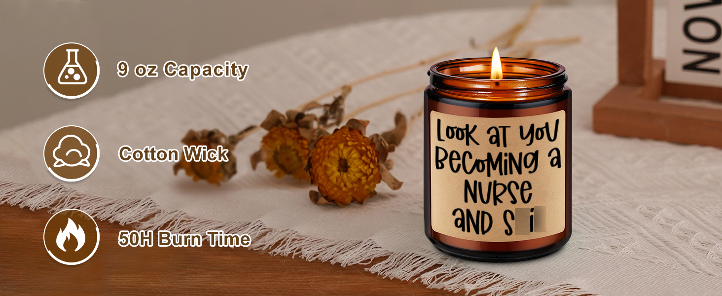 nurses gifts, graduation candle, graduation gifts nurse, new nurse gifts for women, male nurse gifts
