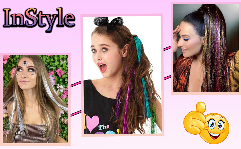 TINSEL HAIR EXTENSION