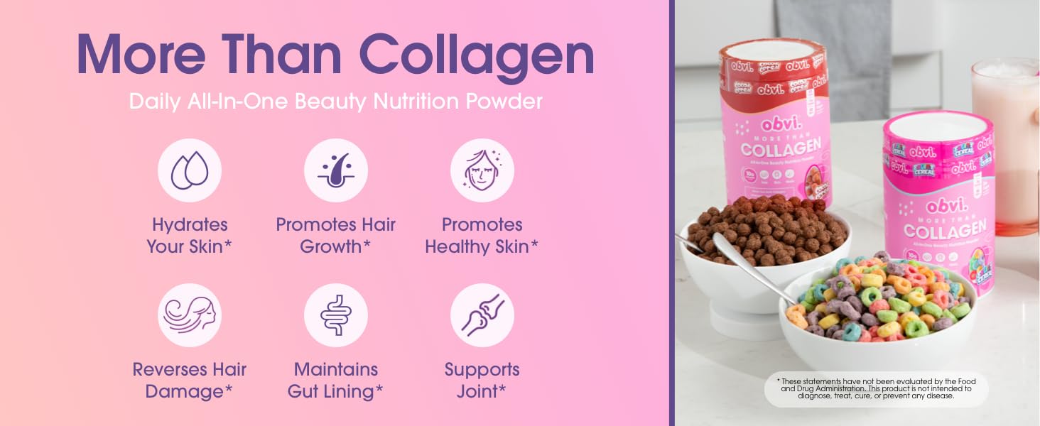 collagen powder hyaluronic acid smooth skin nail hair growth vitamin biotin keratin multivitamin
