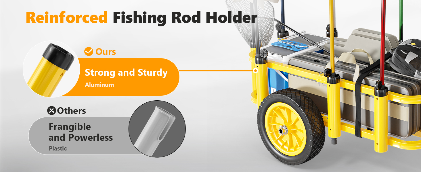 Carro de pesca de playa de Bonnlo