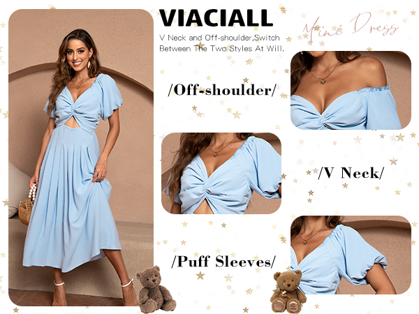 新品♡ MEDI OFF SHOULDER PUFF SLEEVE DRESS Off The Shoulder Puff Sleeve Midi Dress | ELOQUII