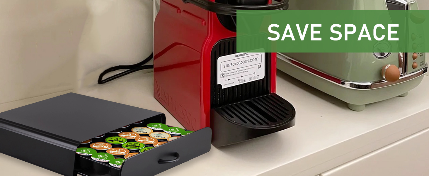 sliding tray for coffee maker