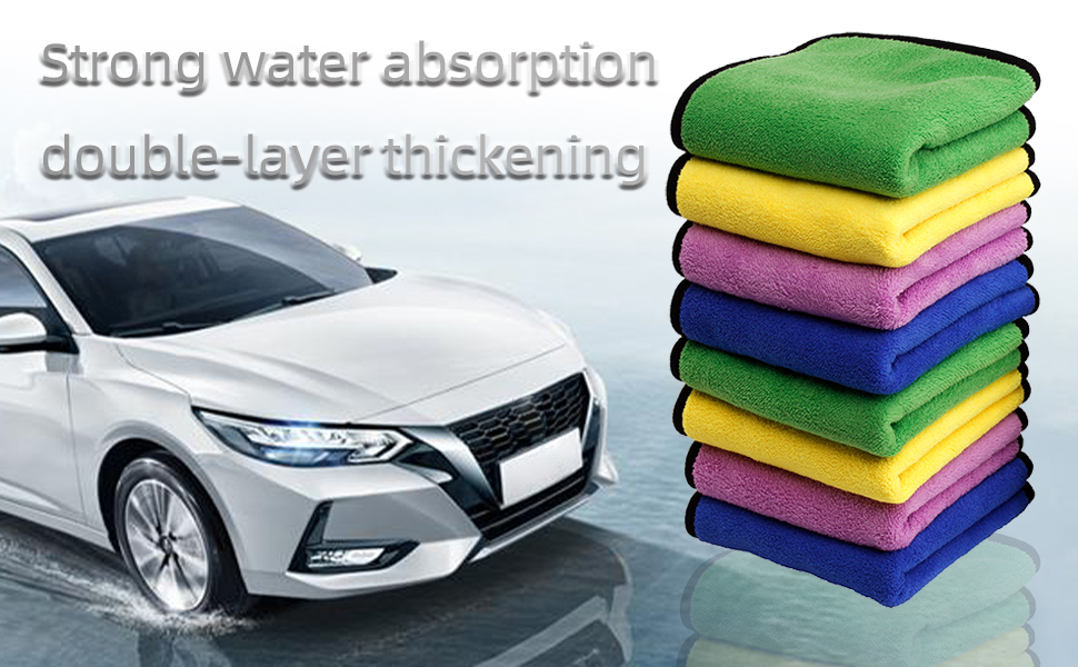Auto Hub 800 GSM Microfiber Cloth for Car Cleaning and Detailing