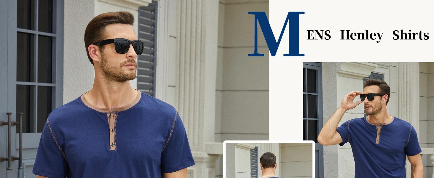 Men&#39;s Casual Henley Shirts