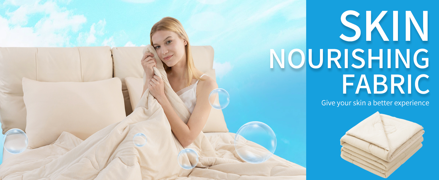 Auemtyn Cooling Comforter,Queen/Full Size Cool Comforters