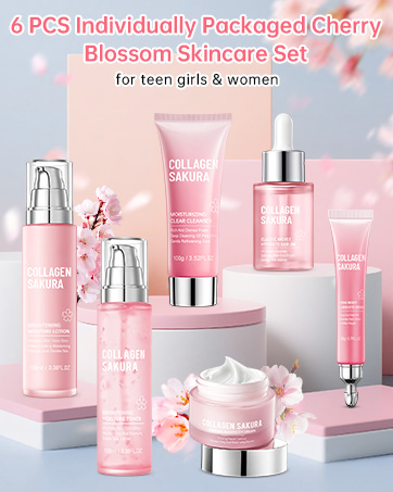 Individually Packaged Cherry Blossom Skincare Kit