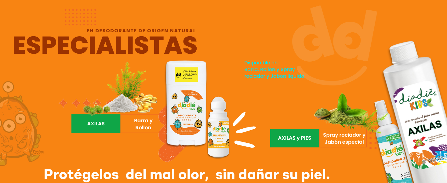 Especialistas en desodorante natural